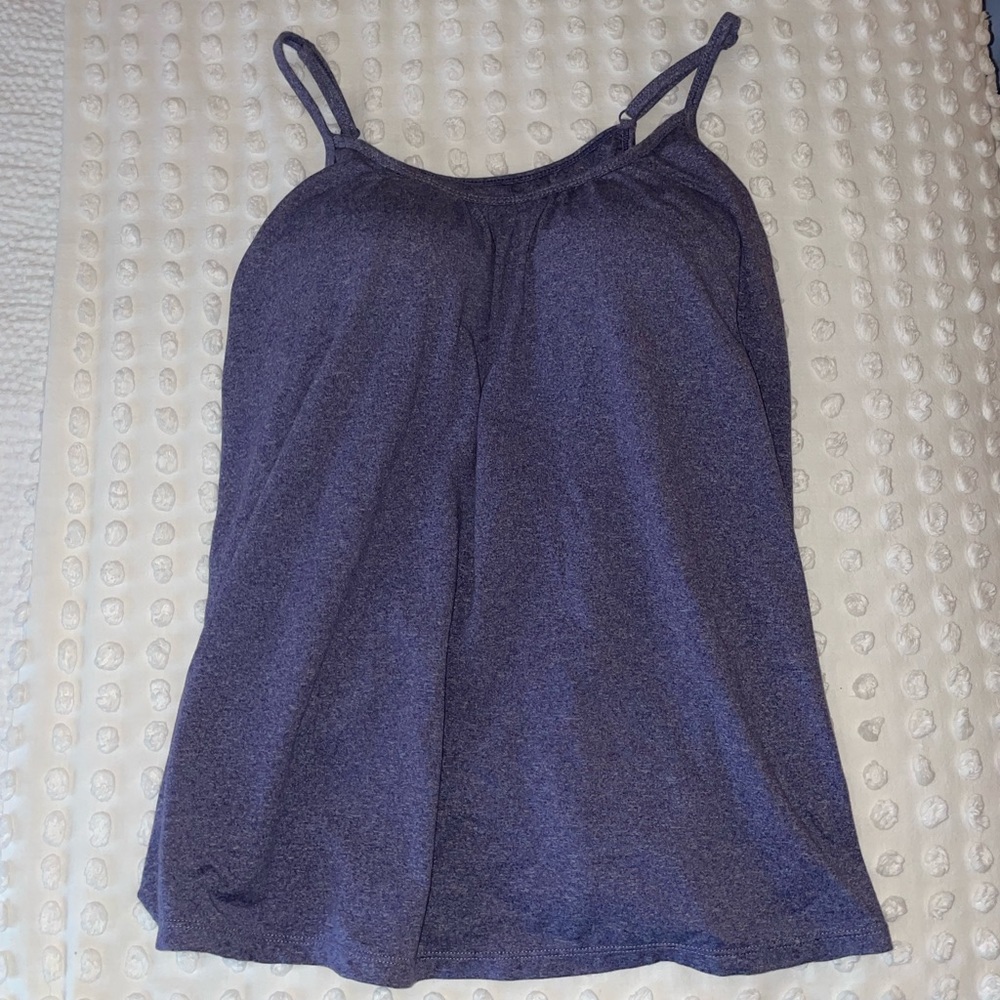 Work out tank with built in bra